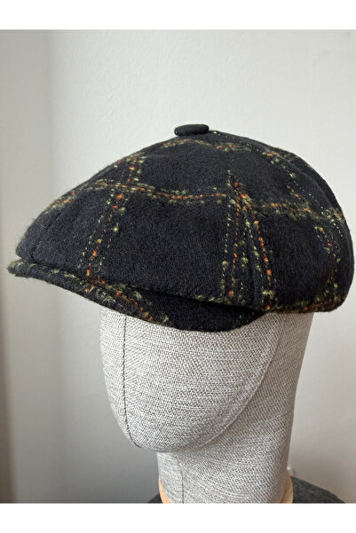 zadenza gold Modern cap draped winter hat peaky blinders hat