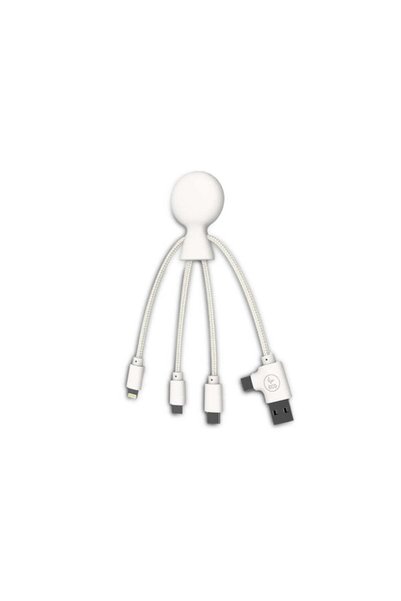 MAXPRINT Mr. Bio Smart Cable - Eco-Friendly Multi-Connector Charging Cable