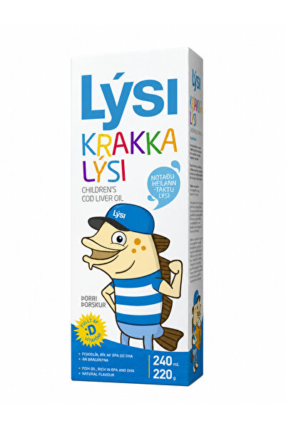Lysi Ulei de ficat de cod pentru copii
