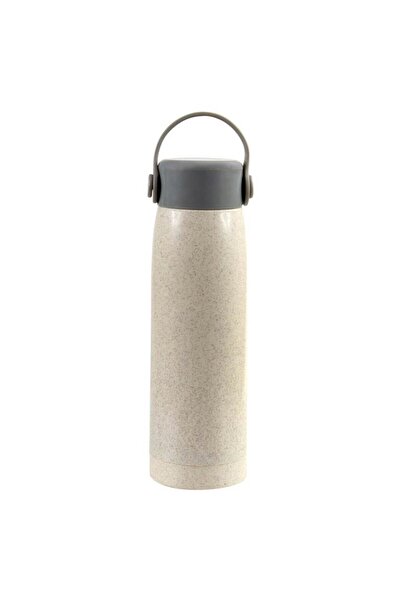 MAXPRINT Rabi - Wheat Straw Glass Bottle, Natural