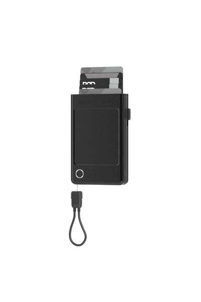 MAXPRINT Arezzo - 5000mAh 3-in-1 Card Holder Powerbank, Black