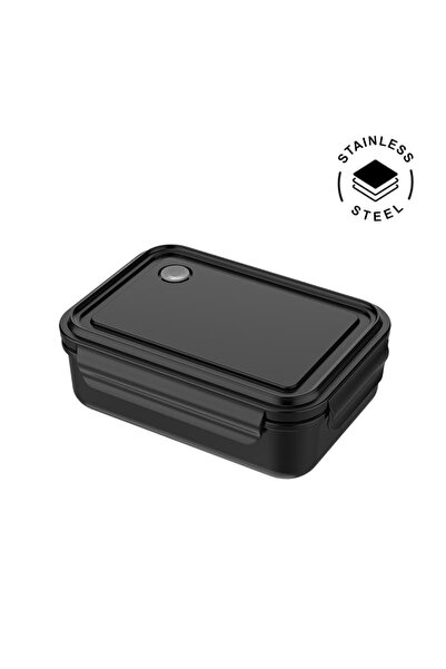 MAXPRINT Bergen - Stainless Steel Lunch Box - 800ml - Black