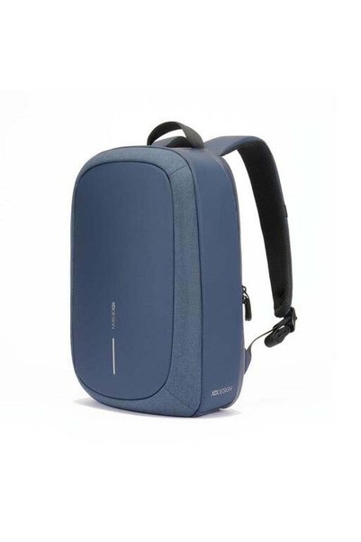 MAXPRINT Bobby Edge Anti-Theft Backpack - Navy Blue