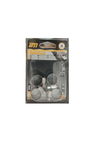 Tradesor Σφιγκτήρες σωλήνων - 18mm - Σετ 12 πακέτα των 4 τεμαχίων - 205176