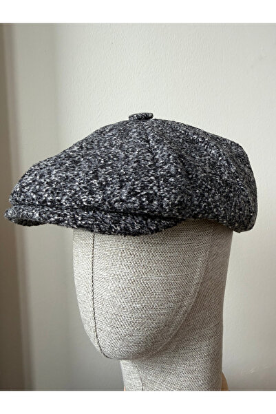 zadenza gold Modern cap draped winter hat peaky blinders hat