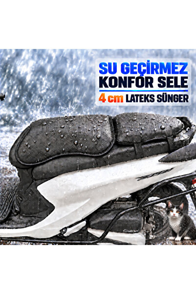 Hard Guard Aprilia SR 125 Comfort Σέλα Αδιάβροχη, Προστατευτική 4 εκ. Λατέξ 2...