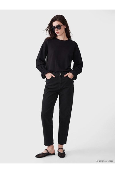 LC Waikiki Γυναικείο τζιν παντελόνι Balloon Fit (W6)