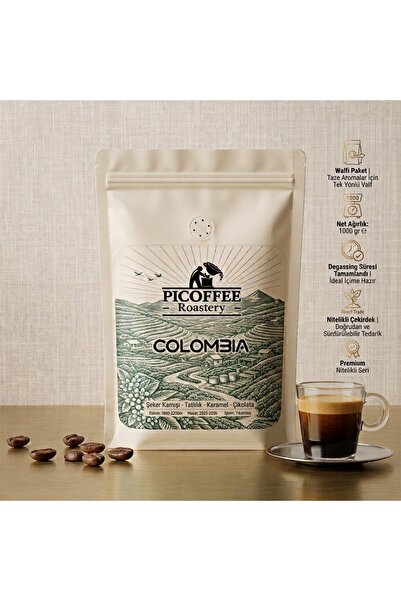 Colombia Çekirdek Kahve 1000 Gr