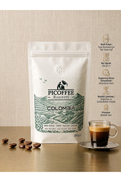 Colombia Çekirdek Kahve 250 Gr