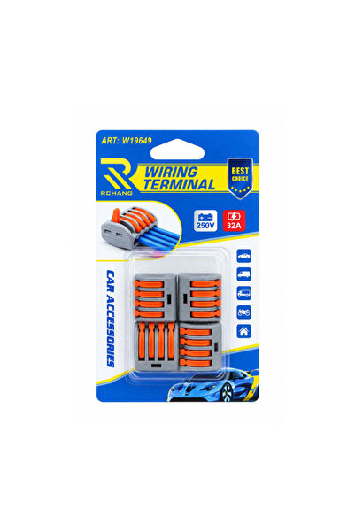 OEM Σετ Ταχυσύνδεσμοι Καλωδίων με Μοχλό 250V 32A W19649-3 - Lever Wire Connec...