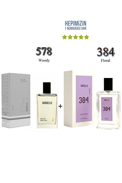 Bargello 578 + 384 Erkek/Kadın Parfüm Edp 50 ml Woody/Floral - Mnms578384