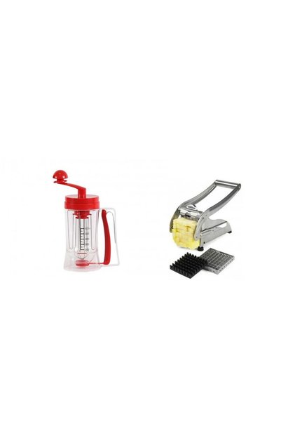 MANEGO ONLINE SALES Aparat manual pentru clătite și prăjituri + Feliator de c...