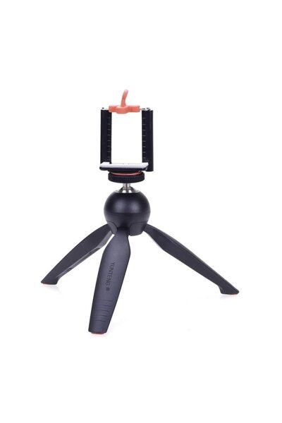 Yunteng Mini trepied universal YT-228 pentru camere foto și telefoane, negru