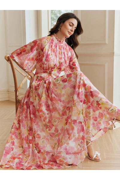 Sheya Maxi dress, mix colors