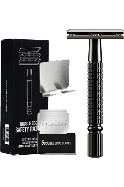 Generic Double Edge Safety Razor Classic Design Stainless Steel Unisex Silver...