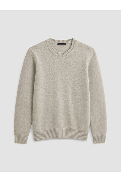 LC Waikiki Nevavm with a Difference, Southblue Beige Men's Sweater