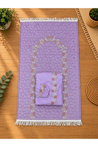 Generic Brand Luxury Exquisite Elegant Prayer Mat Set with Prayer Sheet