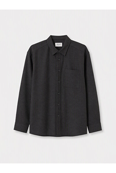 LC Waikiki Nevavm Farkıyla Lcw Vision Anthracite Dobby Plain Standard & Regul...