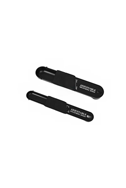 OEM Set doua linguri masurare ajustabile, material ABS, 16x3.5x1.6 cm, negru,...