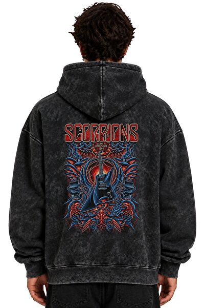 SEVBANO Scorpions rok metal muzički bend, unisex majica sa kapuljačom, veća v...