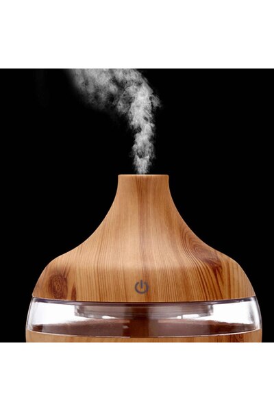 AGORA GLOBAL Aroma Diffuser 300 ml Humidifier | Dark Oak + Essential Oil