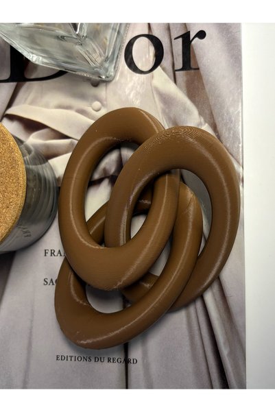 Gragold3Design Modern Mocha Zincir Dekoratif Obje – Şık Masa Üstü & Kitaplık ...