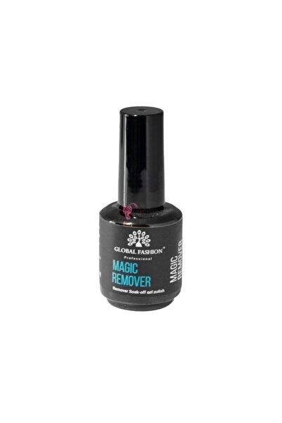 global fashion Remover pentru eliminarea ojei semipermanente 15 ml, Magic Rem...