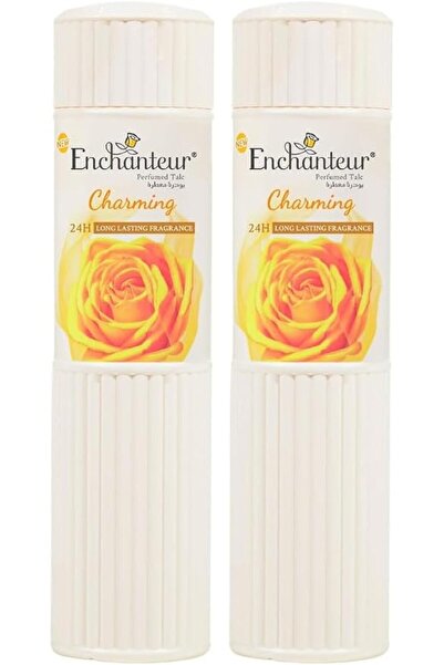 ENCHANTEUR بودرة عطرية جذابة بروائح كلاسيكية من الورد والأيريس الغريب، 250 جرام