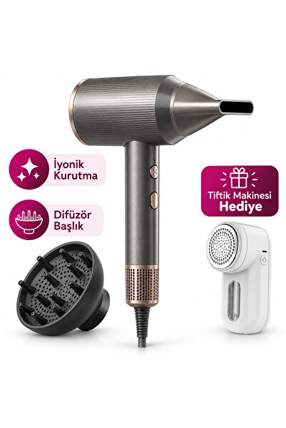 Sinbo SHD 1726 Saç Kurutma Mak. 1600W BLDC Turbo Motor, 3 Hız 4 Tiftik Makine...