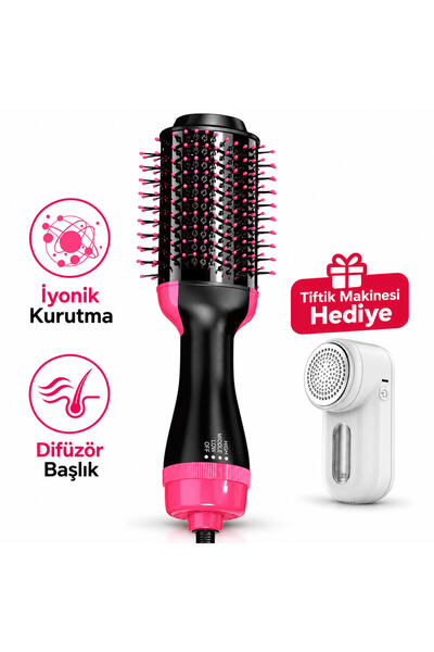 POWERTEC TR-90 Profesyonel Saç Şekillendirici ve Saç Tiftik Makinesi hediye(O...