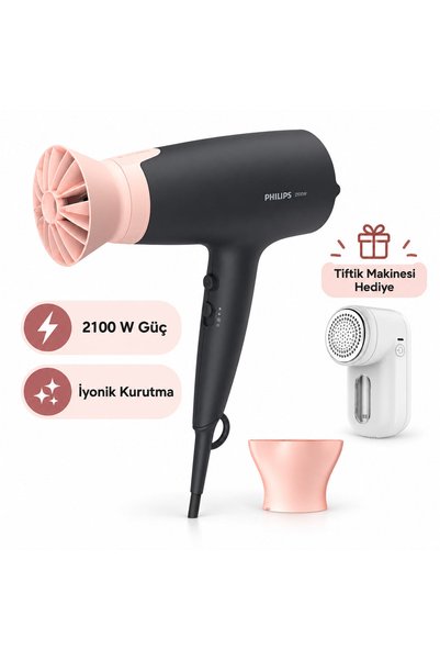 Philips BHD350 Thermoprotect Saç Kurutma Makinesi - 2100W, Gelişmiş Tiftik Ma...