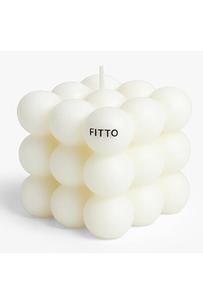 fitto شمعة معطرة على شكل مكعب فقاعات من فيتو مقاس 5.6 × 5.3 سم - شمعة جمالية ...
