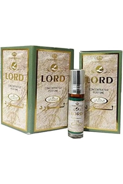 Al Rehab perfumes Al Rehab Lord زيت عطري رول أون 6 مل 6 قطع من