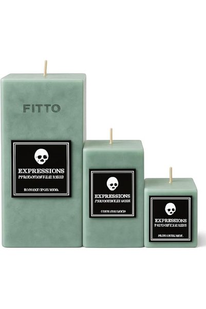 fitto شموع مربعة معطرة متنوعة - 3 قطع شموع عطرية لديكور المنزل والاسترخاء وال...