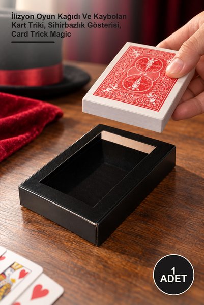 Yenilig 1 Adet Sihirli Kaybolan Deste – İlizyon Oyun Kağıdı Ve Kaybolan Kart Triki, Sihirbazlık Gösterisi, Card Trick Magic
