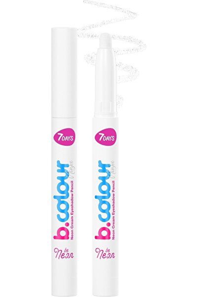 7DAYS B.Colour Neon Cream Eyeshadow Pencil / 01 Ninja, 1,3 G