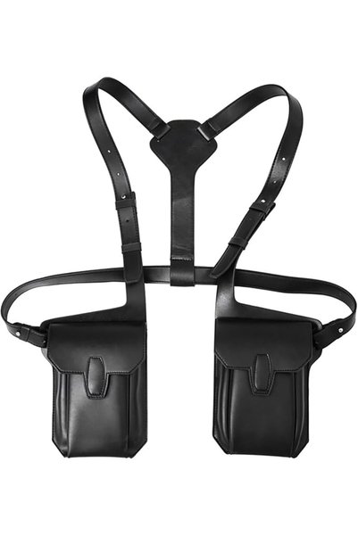 NALACAL Leather Under Arm Shoulder Waist Holster Travel Bag Belt Anti-Theft H...