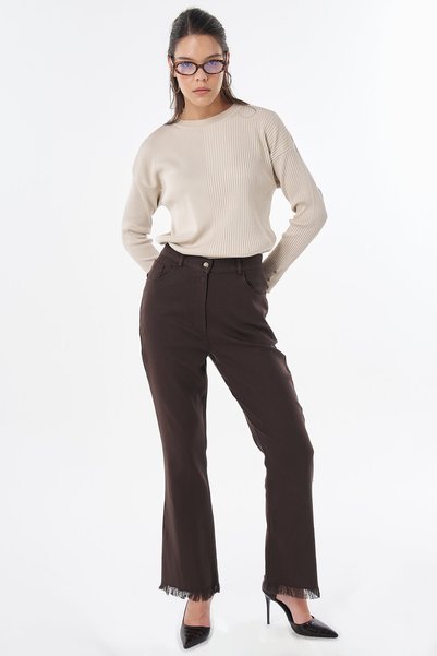 KYR Tifsitmeli Non Denim Trousers Brown