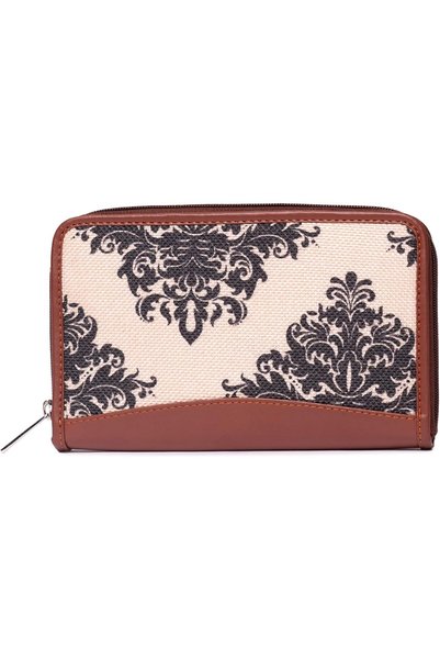 ZOUK Ikat Wallets for Women - Handmade Wallets for Females - Vegan Leather an...