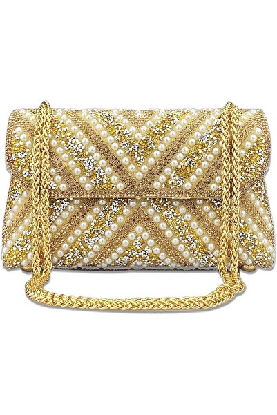 GENERAL Sweetovo Rhinestones Clutch Purses for Women Chain Shoulder Bags Spar...