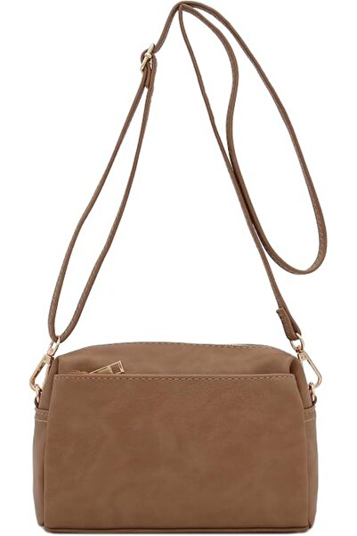 GENERAL FashionPuzzle Triple Zip Small Crossbody Bag