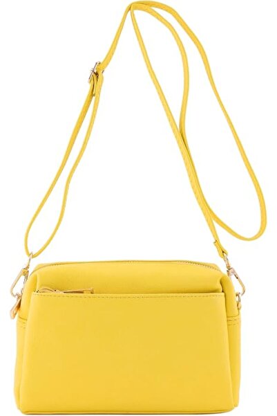 GENERAL FashionPuzzle Triple Zip Small Crossbody Bag