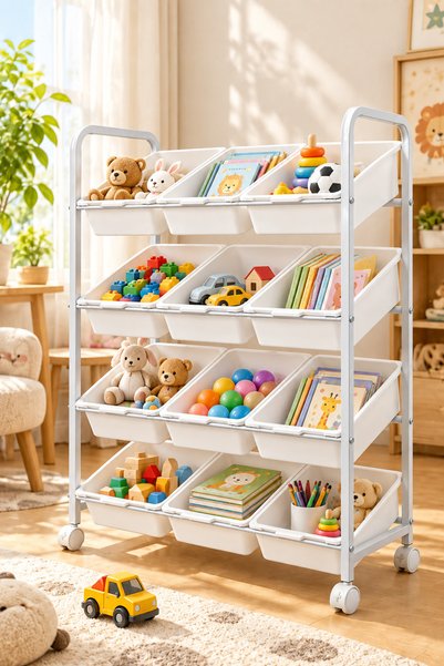 Shangxing 4-Tier High-Capacity Storage Rack | Mobile Storage Unit | Features ...