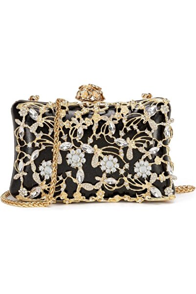 GENERAL Sweetovo Evening Bag Clutch Purses for Women Rhinestones Purse Sparkl...