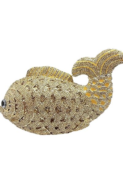 BoutiqueDeHistoria Boutique De Fgg Fish Crystal Clutch Purse Women Evening Ha...