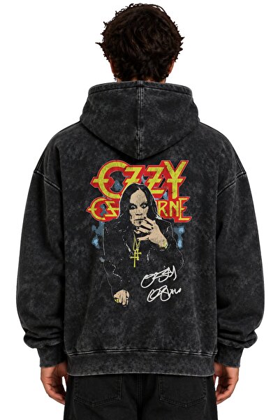 SEVBANO Ozzy Osbourne Black Sabbath Rock Metal Singer Hanorac cu glugă lavabi...
