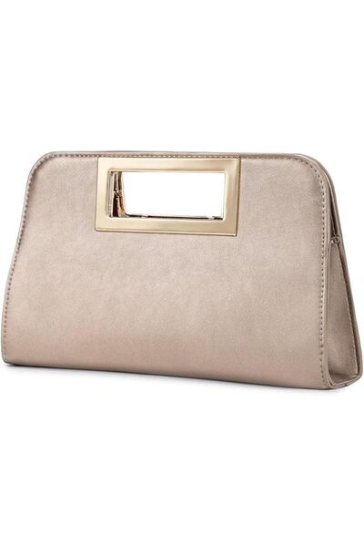 VASCHY Clutch Purse for Women,Fashion Vegan Leather Cut-Out Handle Evening Ha...