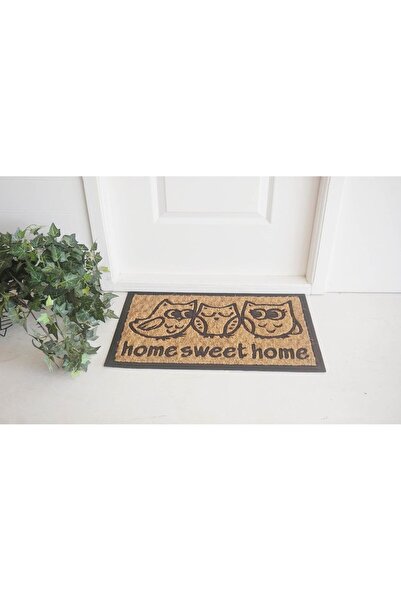 Generic Orchid Home Sweet Home Moulded Panama Natural Doormat 40x60 cm, Non-S...