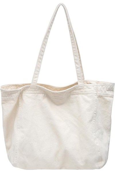 GENERAL Economical Cotton Canvas Tote Bag,Women Hobo Shoulder Bag Crossbody H...