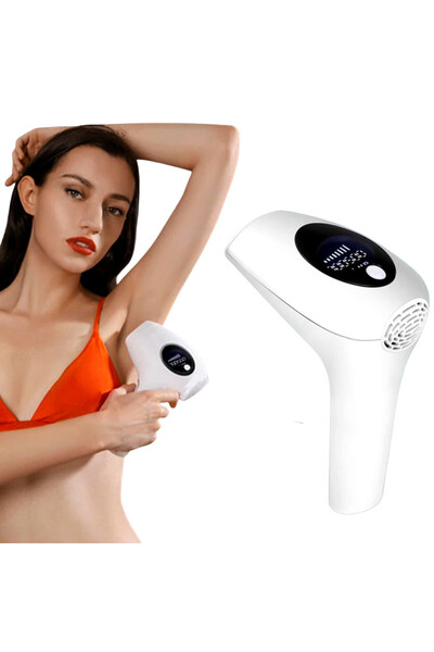 Morvena Picks Mini epilator laser pentru uz casnic, pentru față și corp, cu I...